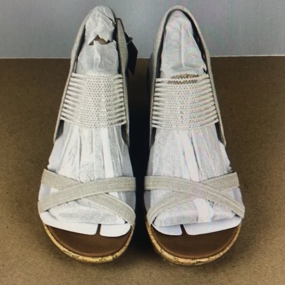 Skechers Cali Beverlee luxe foam wedge San-dals women’s size 11 - Picture 2 of 5